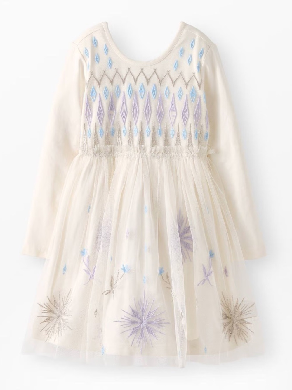Hanna Andersson | Disney Frozen Elsa Long Sleeve Tulle Dress | US 5